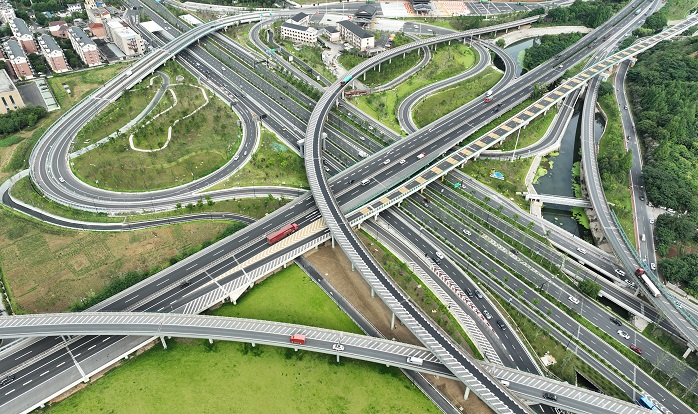 2.杭州绕城高速公路留下互通改建工程.JPG